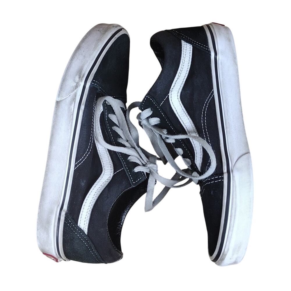 Vans Old Skool Shoes Unisex Women’s 6.5 Men’s 5 Black White Canvas Skate